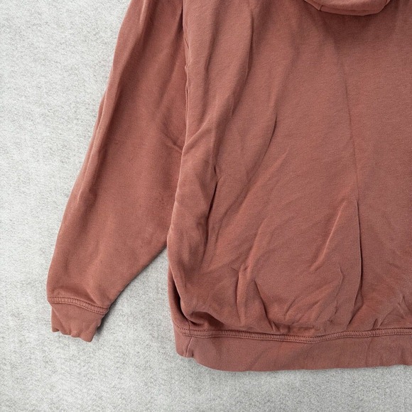 Nike Sportswear Hoodie Sweatshirt Women LG French Terry Salmon Lace-Up Oversized - Picture 7 of 12